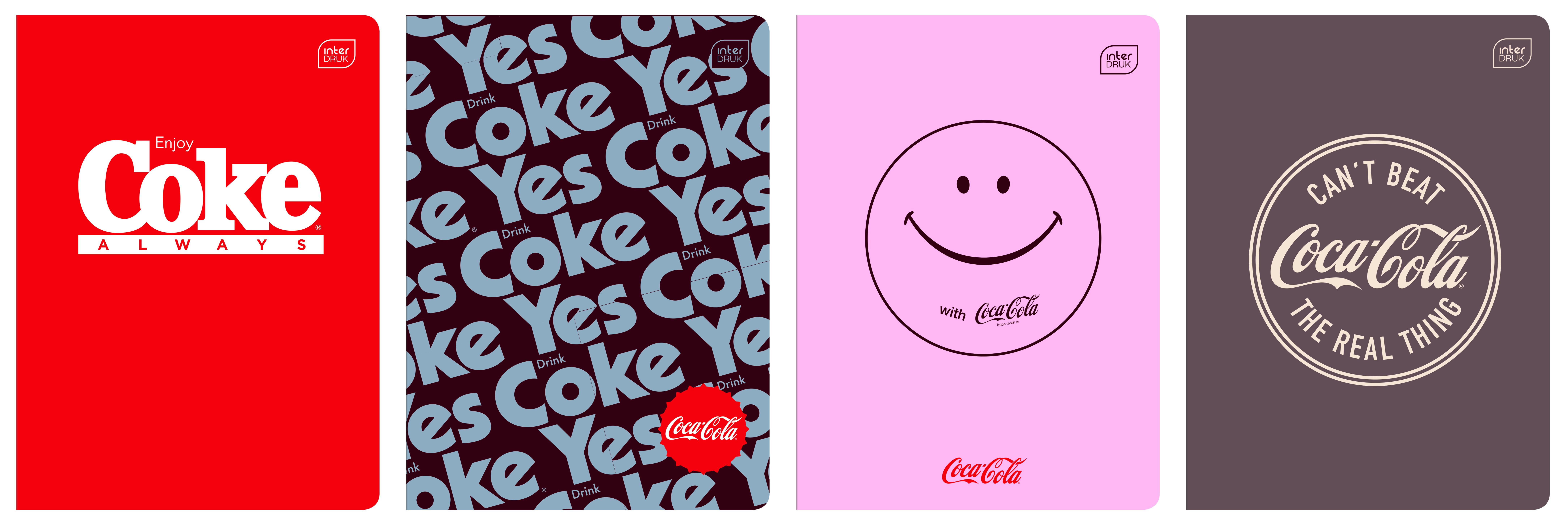 Zeszyt Interdruk HYBRID COCA COLA A5 60k. 70g krata