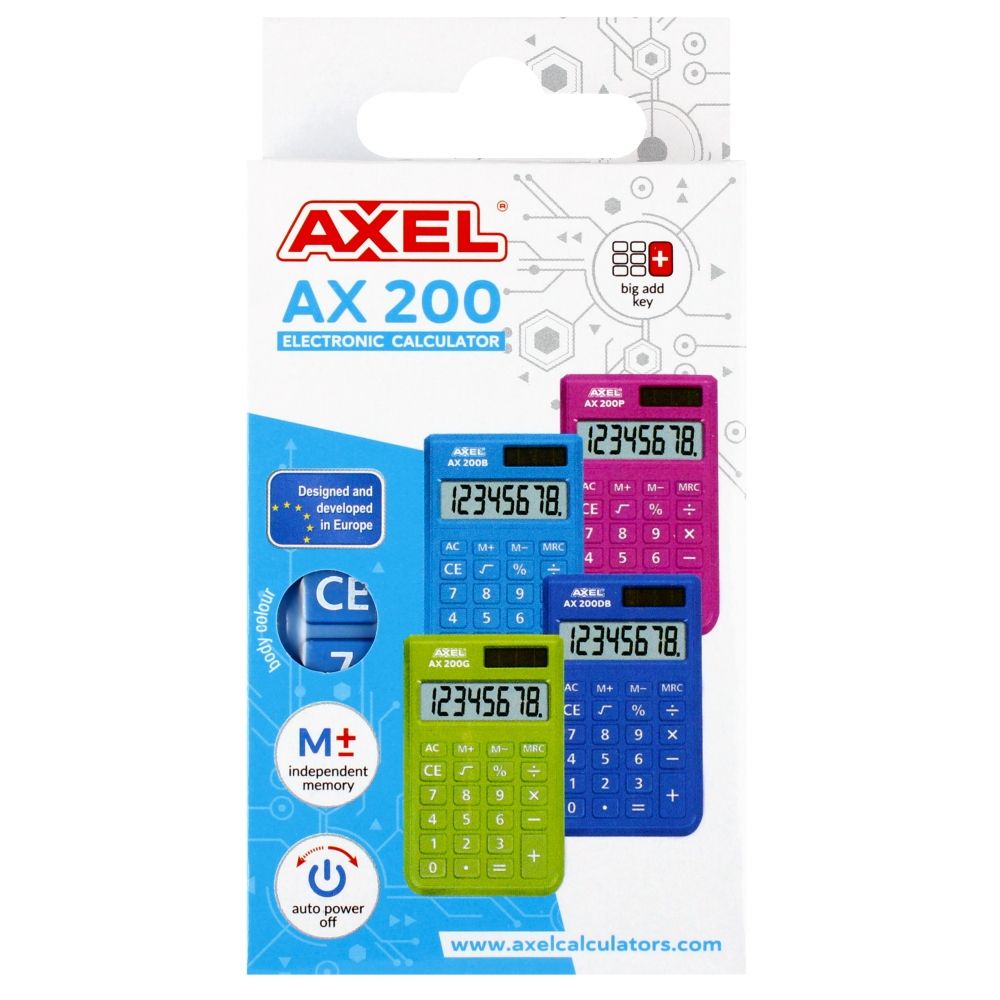 Kalkulator na biurko Axel AX-200B (489997)