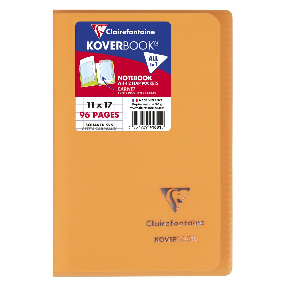 Zeszyt Clairefontaine 48k. 90g kratka [mm:] 110x170 (941601C CF)