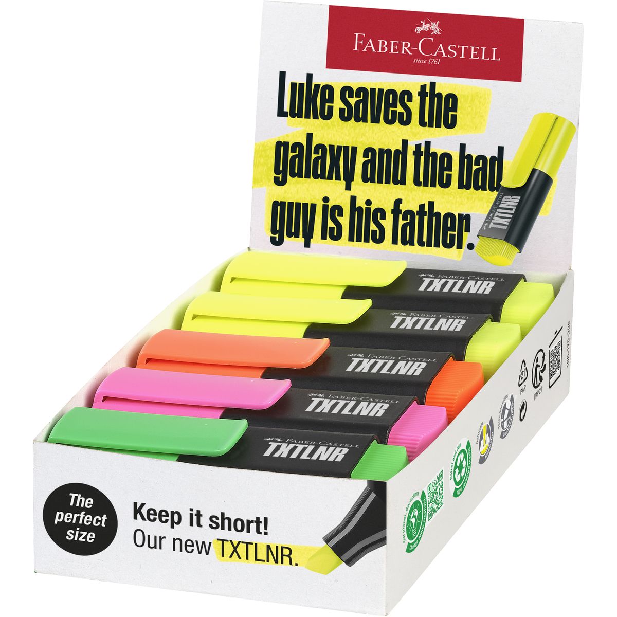 Zakreślacz Faber Castell minidisplay 10 szt neonowe (154210 FC)