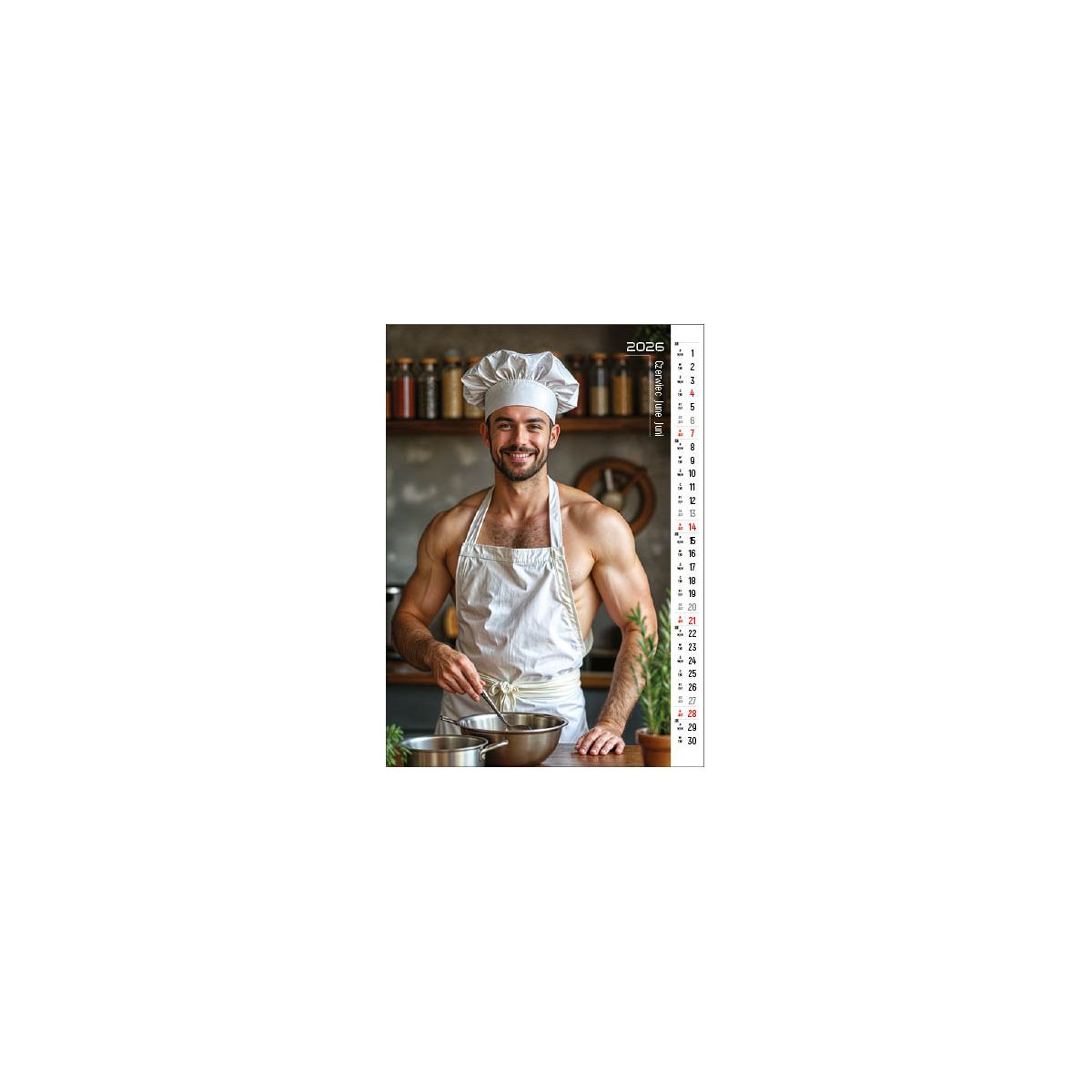 Kalendarz ścienny MAN, PASSION&WORK 13- planszowy 300mm x 350mm Jotan (WPK148)