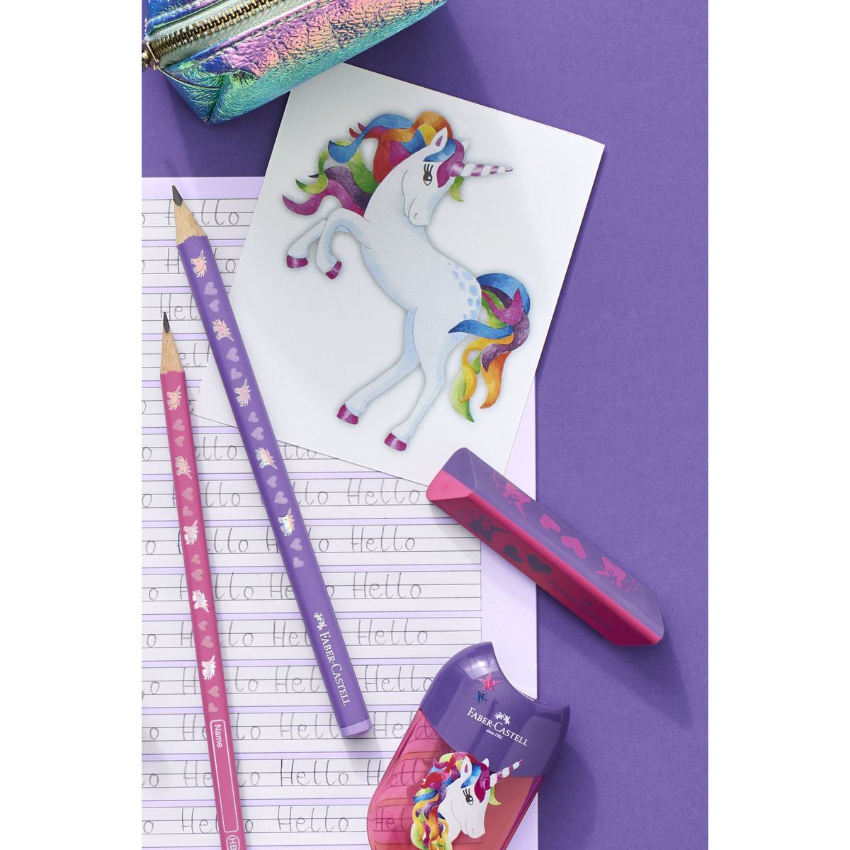 Display Faber Castell edycja jednorożec i dinozaury (111560 FC)