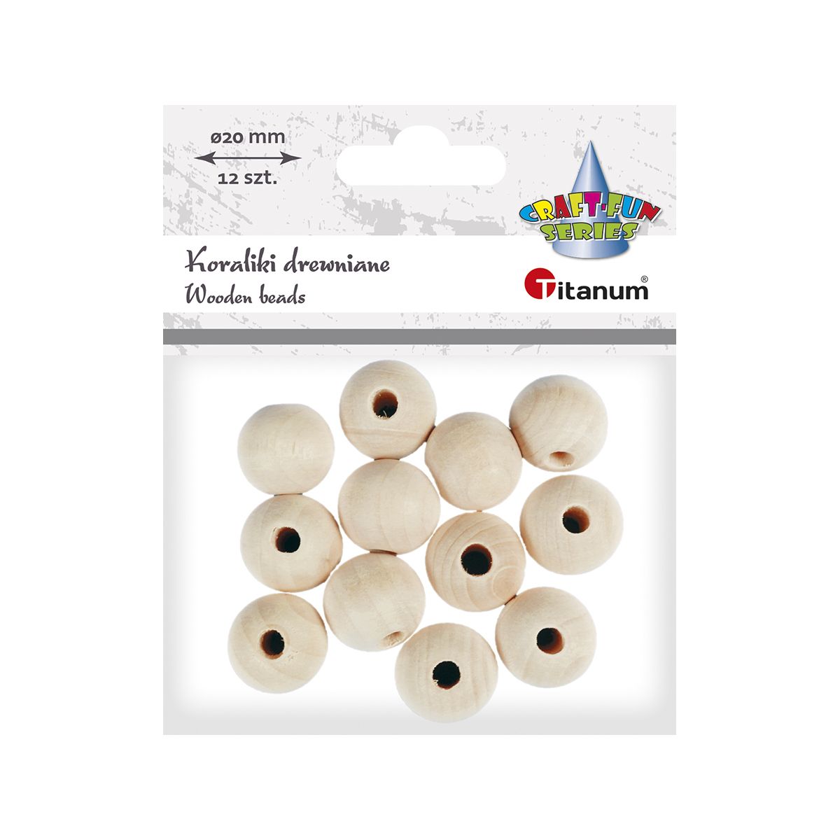 Ozdoba drewniana Titanum Craft-Fun Series koraliki (390601)