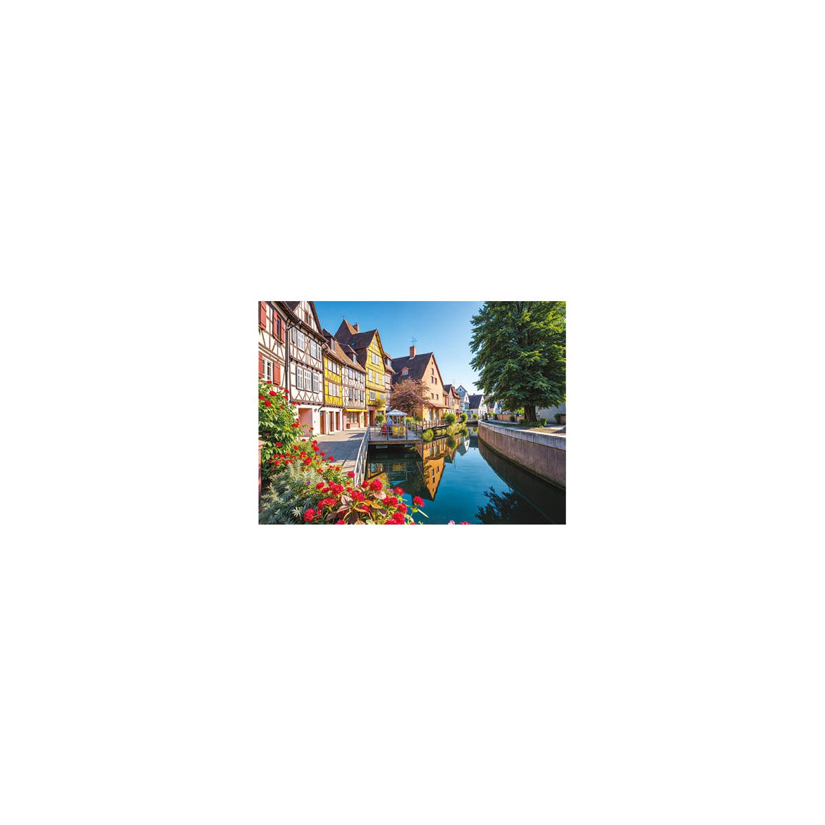 Kalendarz ścienny MALOWNICZY COLMAR TRÓJDZIELNY 320mm x 855mm Jotan (T48)