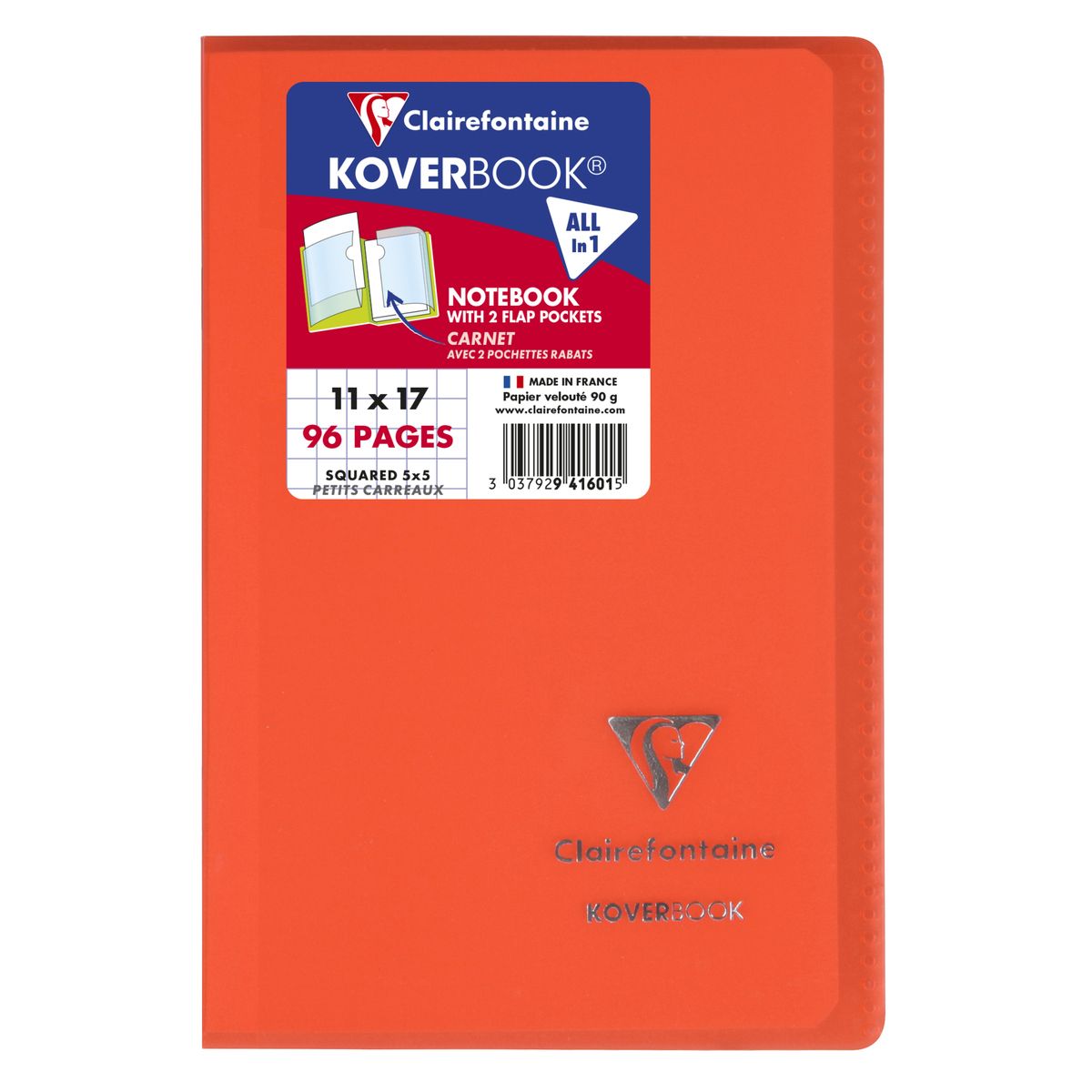 Zeszyt Clairefontaine 48k. 90g kratka [mm:] 110x170 (941601C CF)