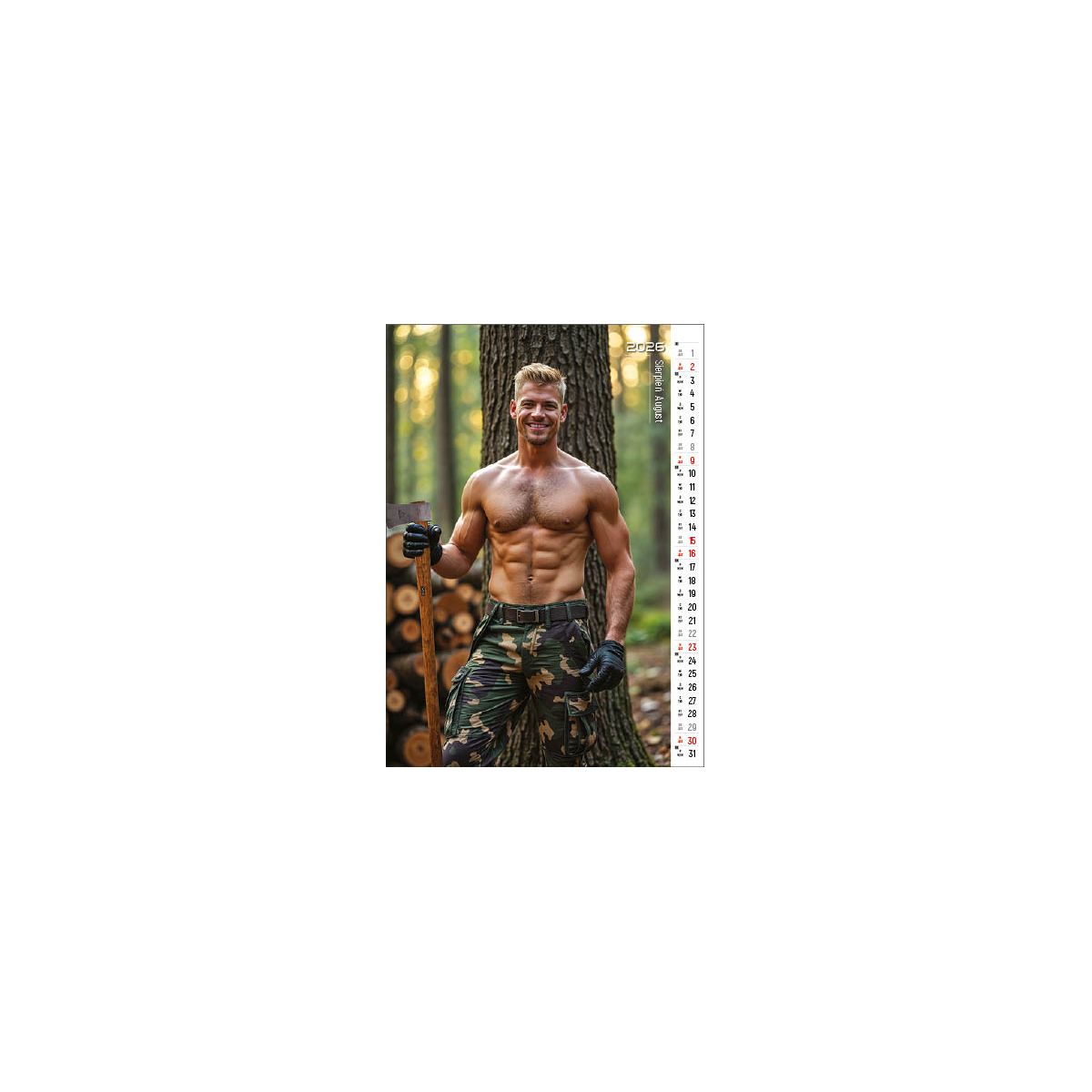 Kalendarz ścienny MAN, PASSION&WORK 13- planszowy 300mm x 350mm Jotan (WPK148)