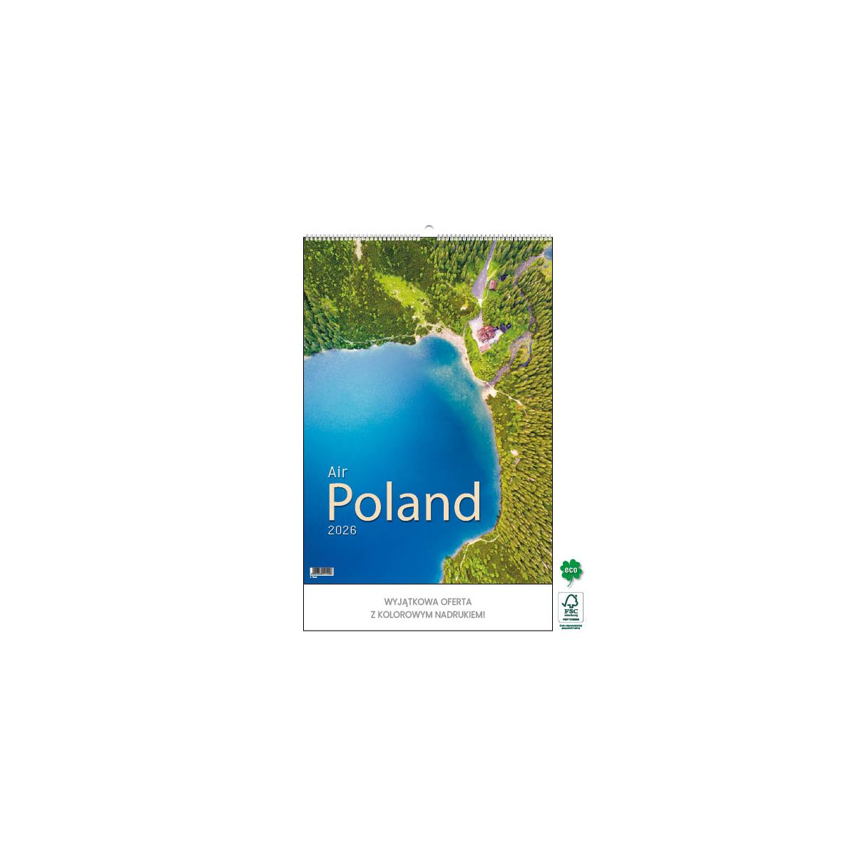 Kalendarz ścienny AIR POLAND 13-kartkowy 330mm x 500mm Jotan (WP129)