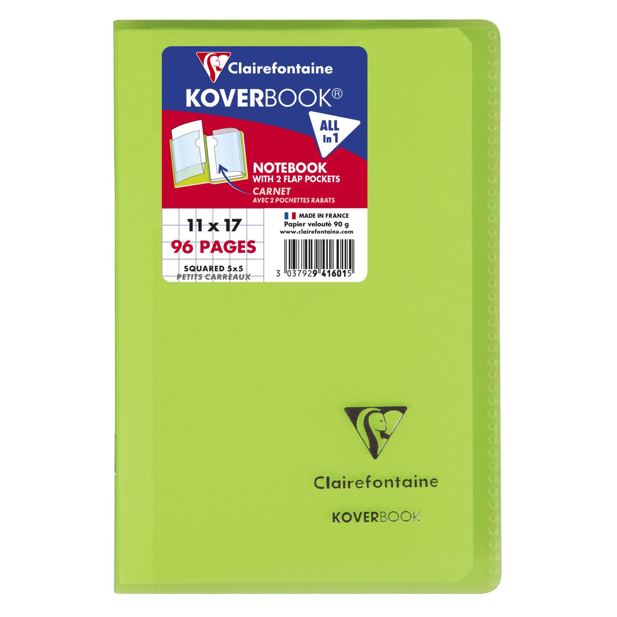 Zeszyt Clairefontaine 48k. 90g kratka [mm:] 110x170 (941601C CF)