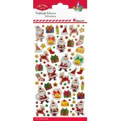 Naklejka (nalepka) Craft-Fun Series foliowa Mikołaje, renifery, prezenty, skarpety Titanum (25CY0424-20)