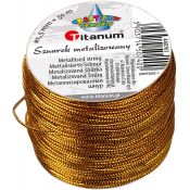 Sznurek Titanum Craft-Fun Series złoty 50m (20HET0605-1)