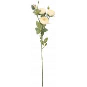 Kwiaty bukiet róż 66cm kremowy Home And Garden (9349)
