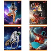 Zeszyt Unipap Spaceman A5 32k. 70g linia kolor