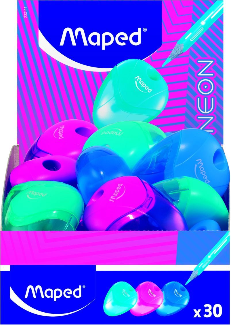 Temperówka Maped Igloo NEONOWE mix plastik (032111)